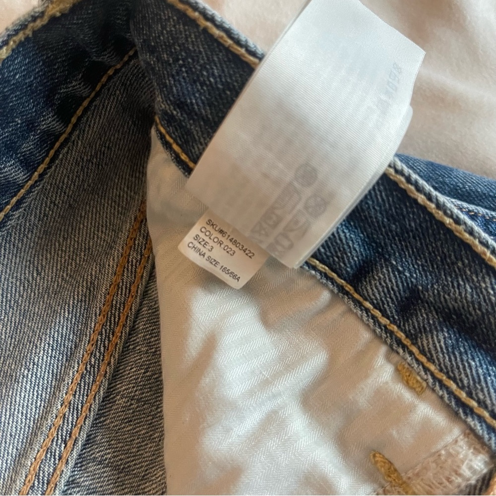 Classic Blue Abercrombie Denim Cutoffs - Picture 4 of 6